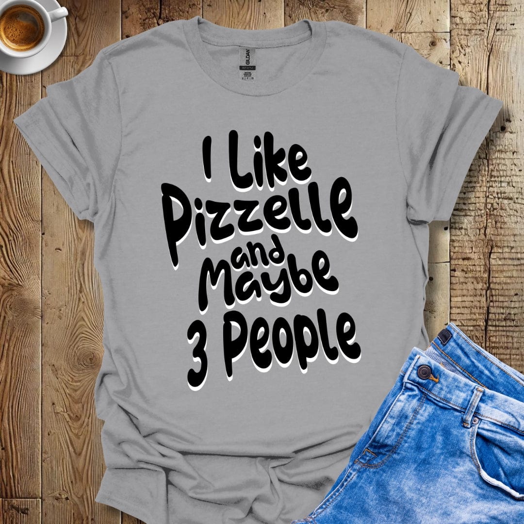 Funny I Like Pizzelle And Maybe 3 People Italian Food T-shirt