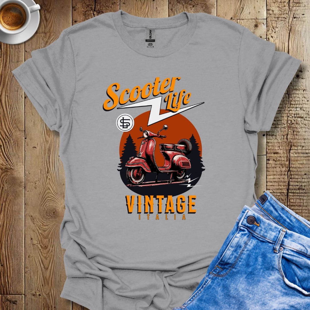 Retro Vintage Italian Scooter Life T-Shirt