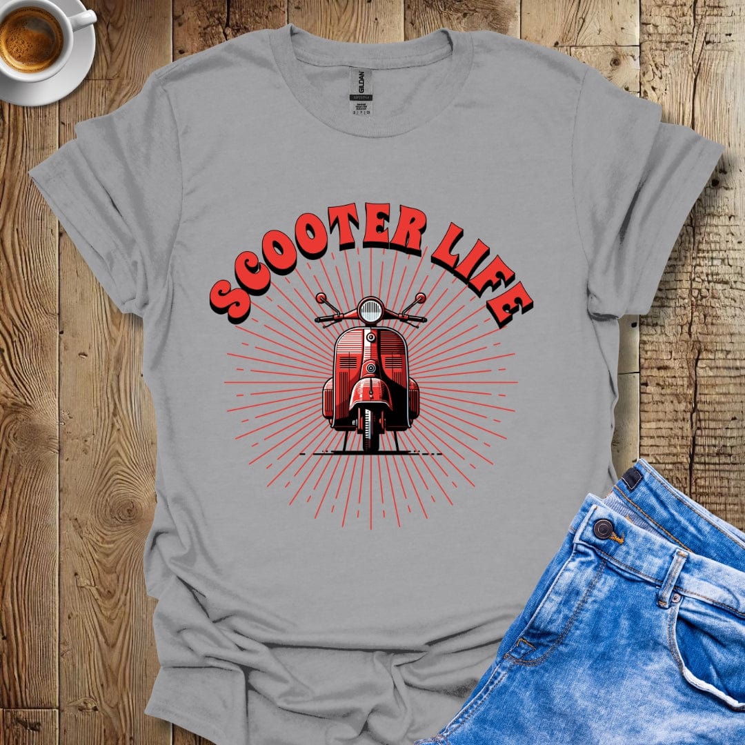 I Love Retro Vintage Italian Scooter Life T-Shirt