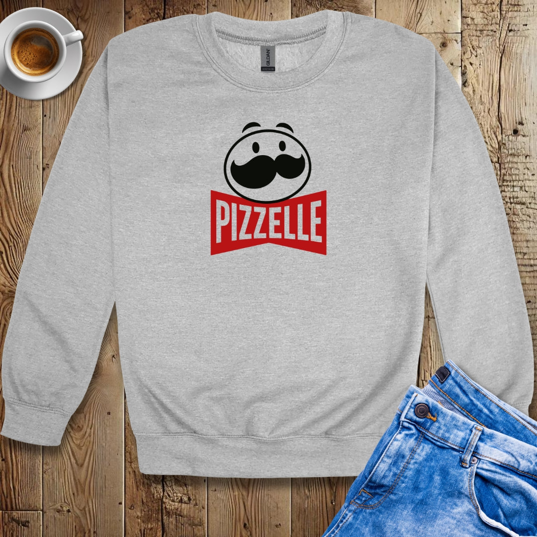 Pizzelle Pringles Logo Parody Sweatshirt