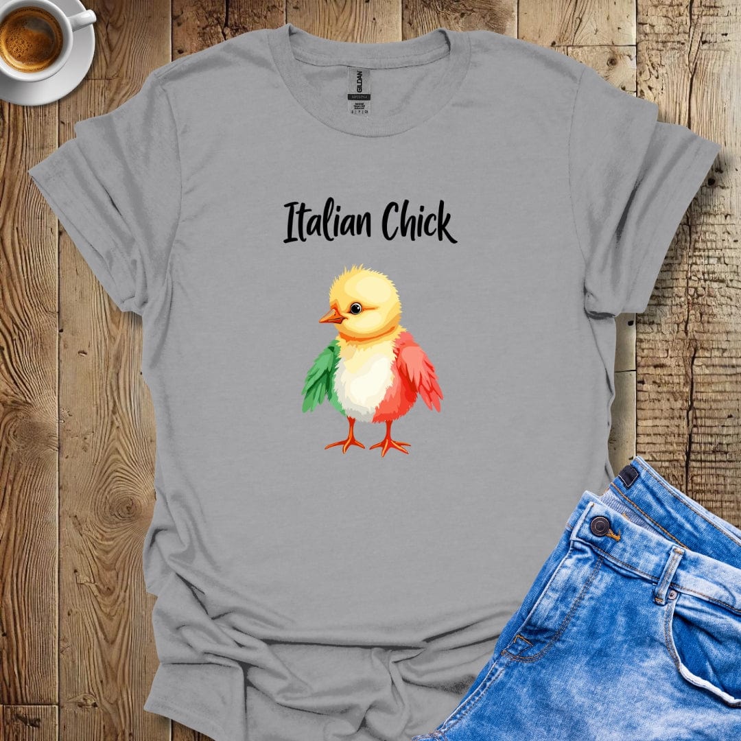 Italian Chick Flag Colors T-shirt