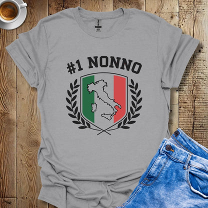 #1 Nonno Italian Pride T-shirt