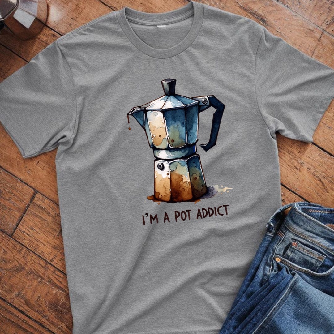 I'm a Pot Addict Moka Pot Espresso Lover T-Shirt