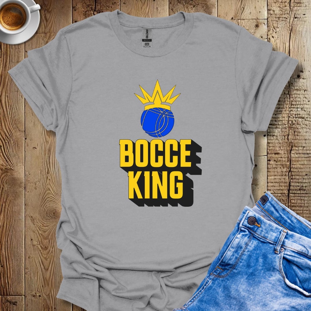 Funny Bocce King Italian Pride T-shirt