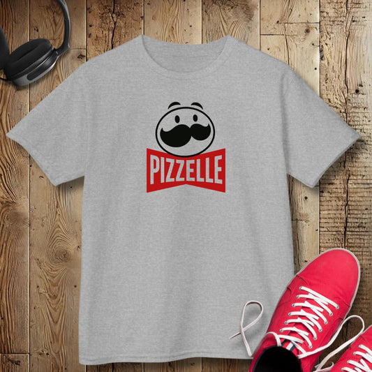 Pizzelle Pringles Logo Parody Kids Tee