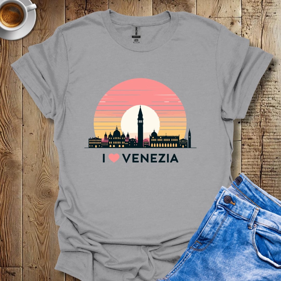 I Love Venezia Sunset Italy Lover T-Shirt