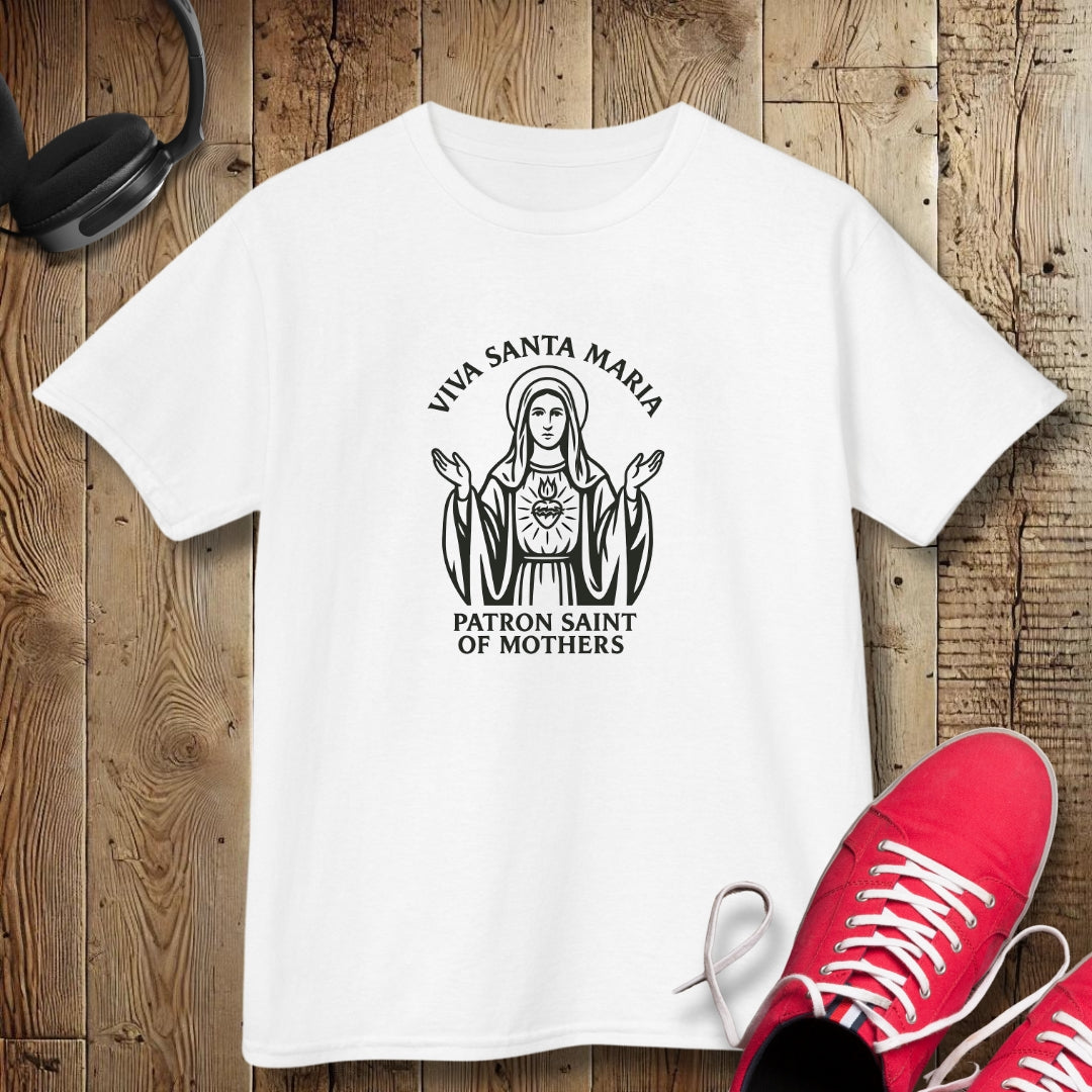 Viva Santa Maria St Mary La Madonna Kids Tee