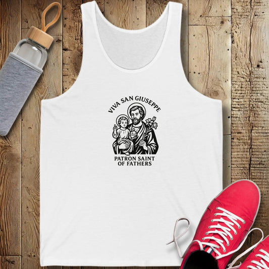 Viva San Giuseppe St Joseph Unisex Jersey Tank