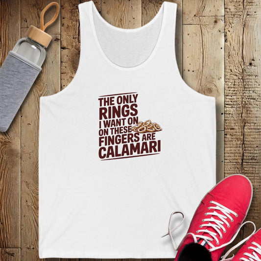 Calamari Rings Squid Unisex Jersey Tank