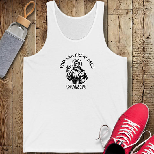 Viva San Francesco St Francis Unisex Jersey Tank