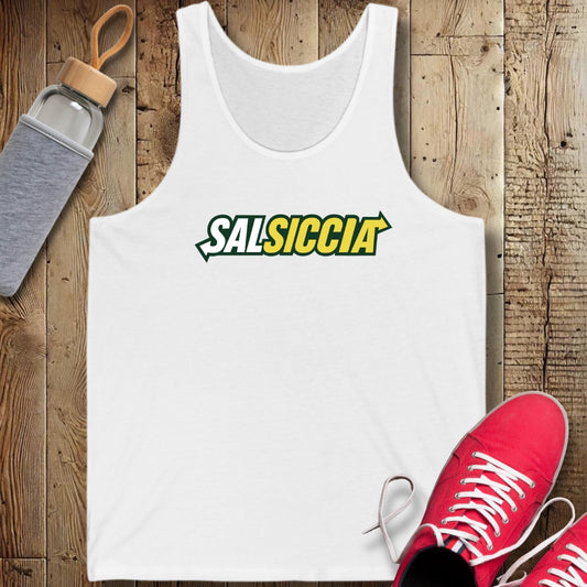 Salsiccia Subway Logo Parody Unisex Jersey Tank