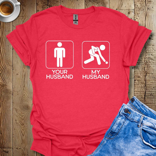 Funny Bocce Ball Husband Italian Pride T-shirt